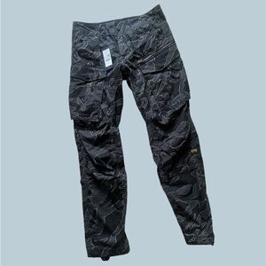 G-Star Black Camo Cargo Pants - Utility Pocket Styling